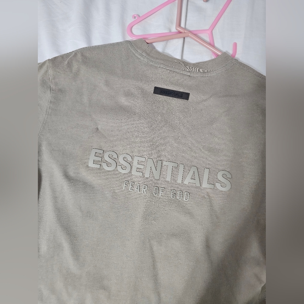 Fear of God Essentials Beige Shirt